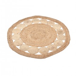 Alfombra red.yute y algodon