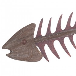 Pez pared envejecido