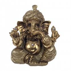 Ganesh sentado dorado