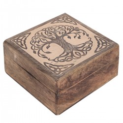 Set 3 cajas cuadradas arbol