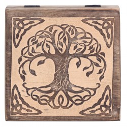 Set 3 cajas cuadradas arbol
