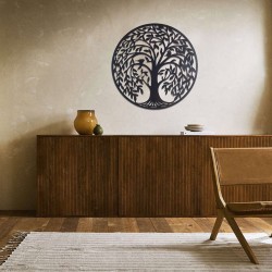Adorno pared arbol