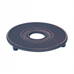 Set tetera 0,8l negra-cobre