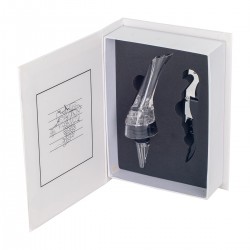 Caja libro set vino 4 pcs