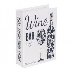 Caja libro set vino 4 pcs