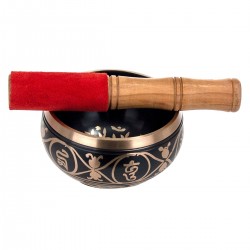 Cuenco de lat‰n con palo 