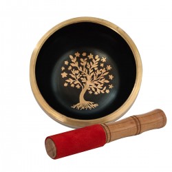 Cuenco de lat‰n con palo 