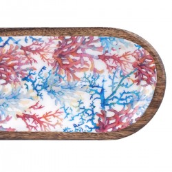 Bandeja oval.coral