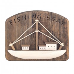 Adorno pared barco