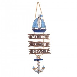 Colgante barco-ancla-letreros