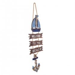 Colgante barco-ancla-letreros