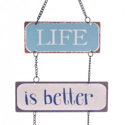 Adorno pared letreros