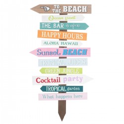 Adorno pared letreros