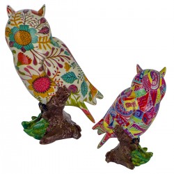 Placa buho 2 dif.peq.