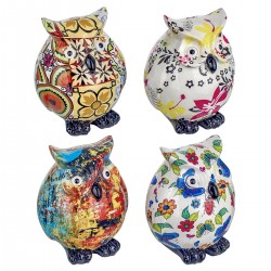 Placa buho 4 dif.peq.