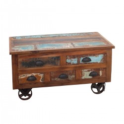 Mesita con ruedas y 5 cajones