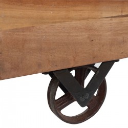 Mesita con ruedas y 5 cajones