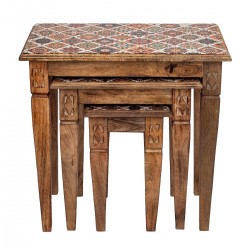 Set 3 mesas arbol de  la vida