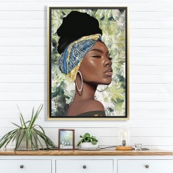 Cuadro mujer africana 