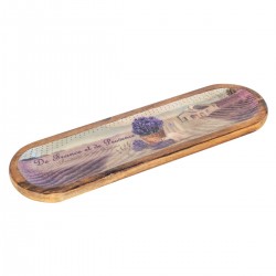 Plato oval lavanda