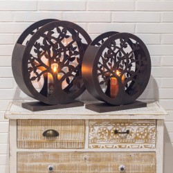 S/2 adorno sobremesa arbol