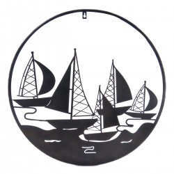 Adorno pared barcos