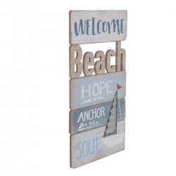 Adorno pared welcome