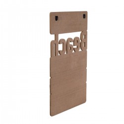 Adorno pared welcome