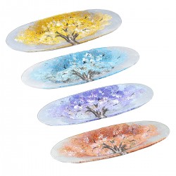 Plato arbol oval 43,5cm.