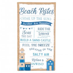 Adorno pared beach rules