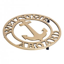 Salvamantel bienvenido a bordo