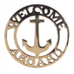 Salvamantel bienvenido a bordo