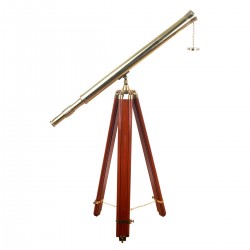 Telescopio con tripode grande