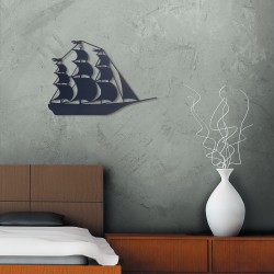Adorno pared barco