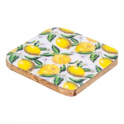 S/4 posavasos cuadrados limones