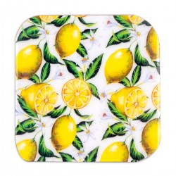 S/4 posavasos cuadrados limones