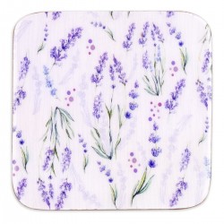 S/4 posavasos cuadrados lavanda