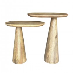 Mesas de madera 2 dif.