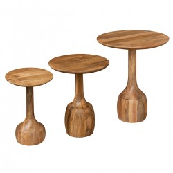 Mesas de madera 3 dif.