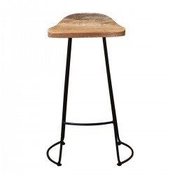 Taburete de madera