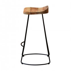 Taburete de madera