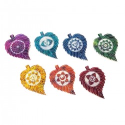 Quemador incienso hoja