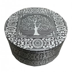 Caja redonda arbol de vida