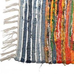 Alfombra chindi algod‰n multicolor 50x80