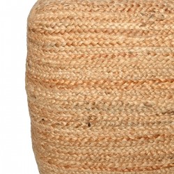 Pouf trenzado natural 45x45x45