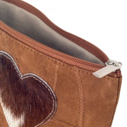 Neceser piel coraz‰n 18x14