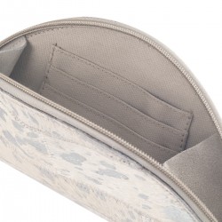 Neceser beige/plata 23x11