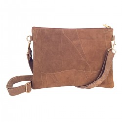 Bandolera piel texto 18x24