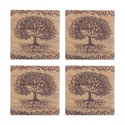 S/4 posavasos arbol de vida