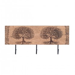 Percha 3 pomos arbol de vida